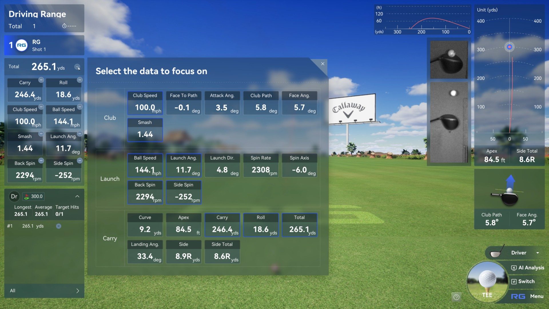 Clubhead replay