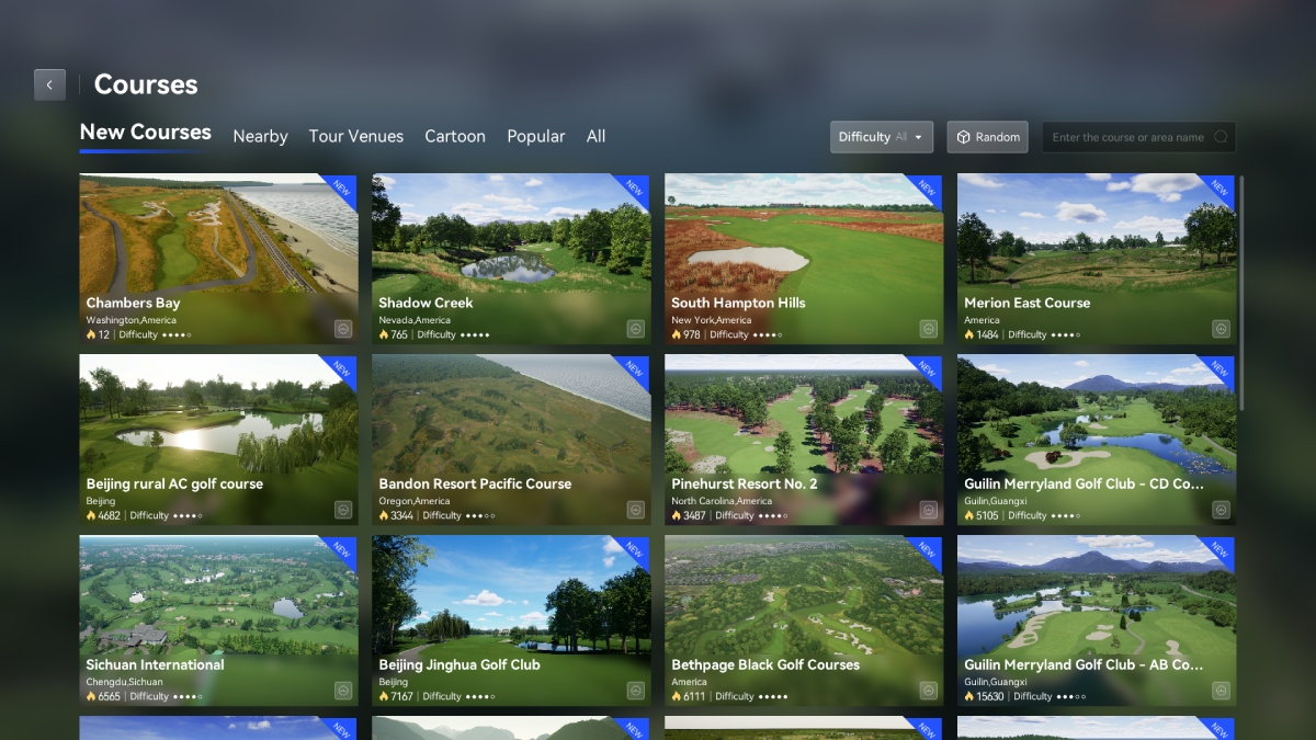 Rich & Realistic On-Course Experience